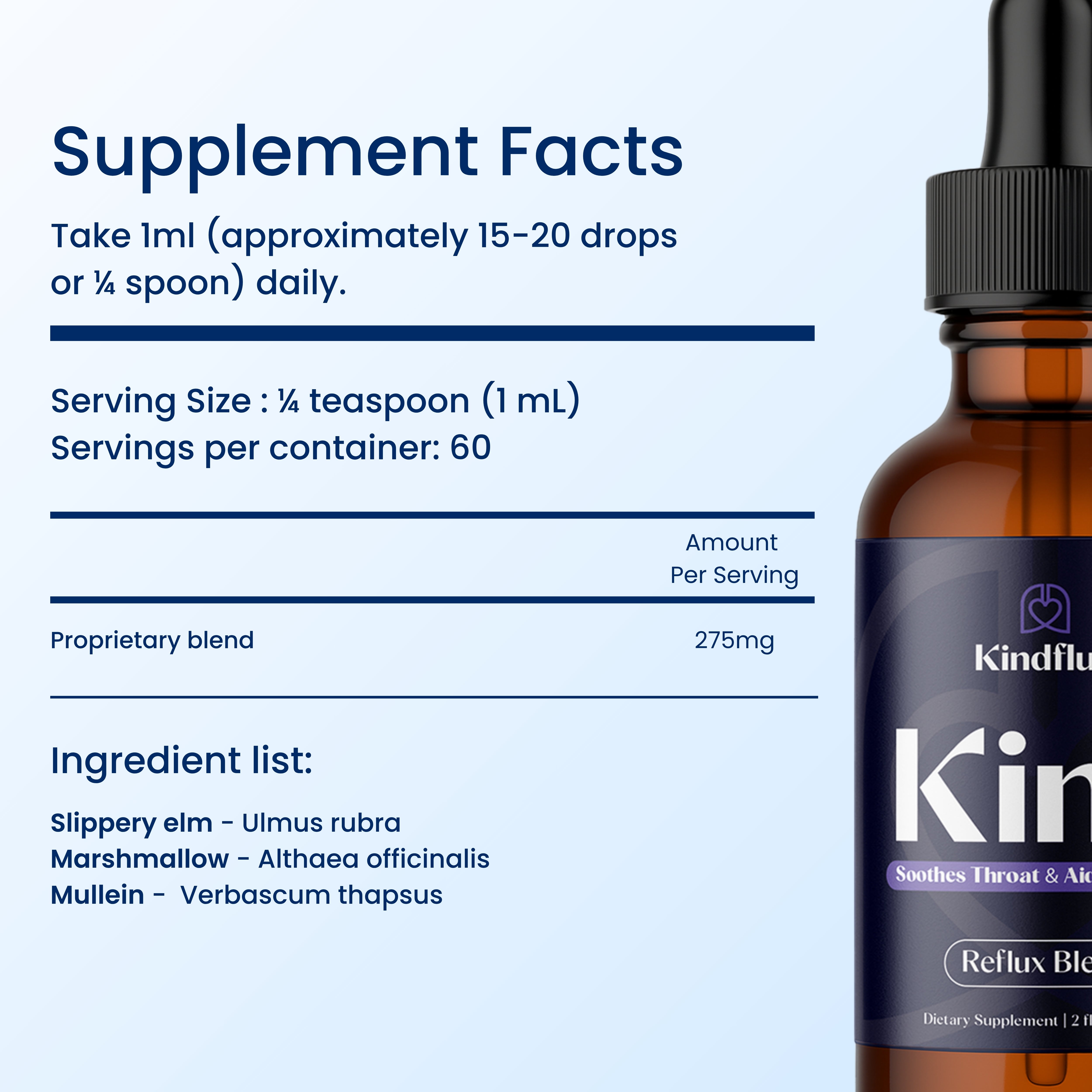 Kind Drops- Natural Diaphragm Reflux Drops